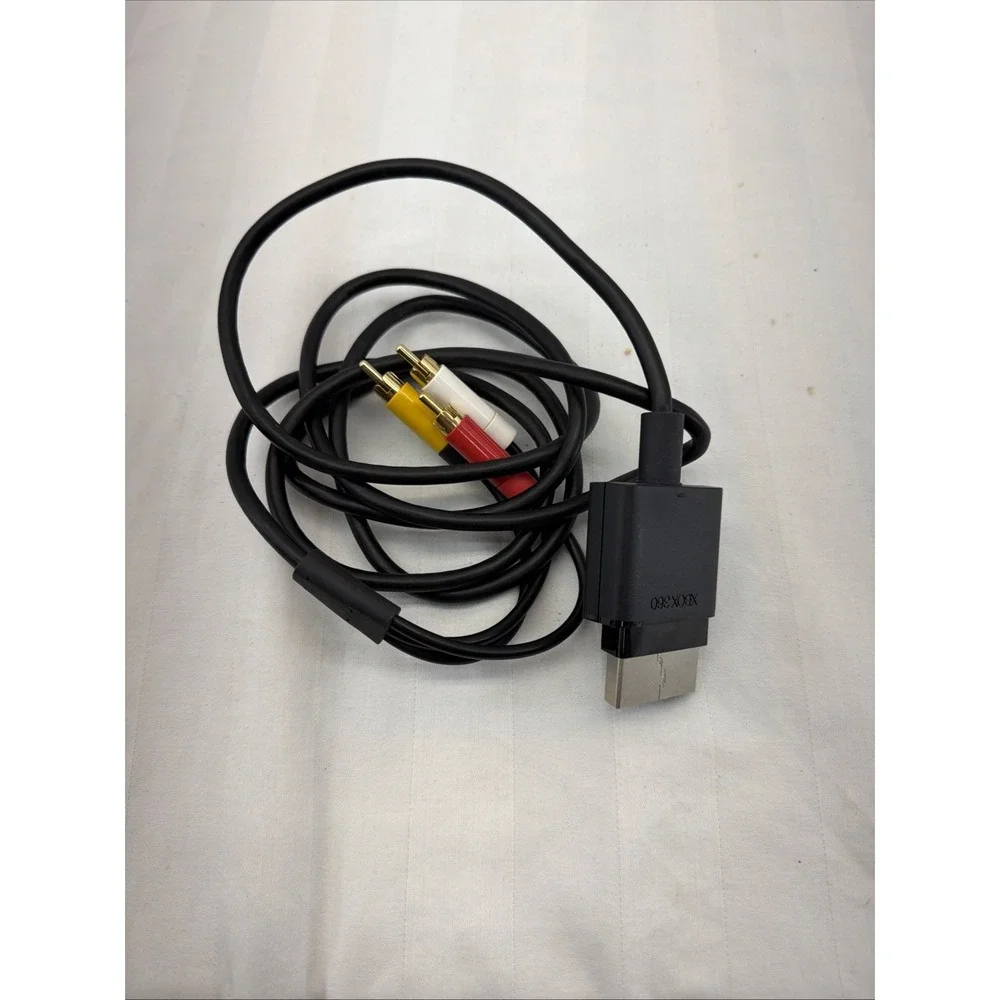 Genuine Official OEM Microsoft XBOX 360 Composite AV Cable X821376-001